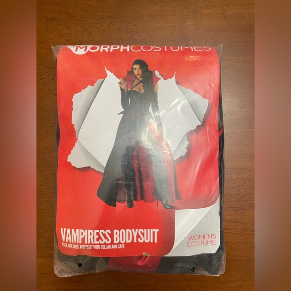 Morph Women's Adult Vampire Bodysuit Vampiress Costume For Woman - Picture 6 of 7